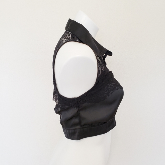 TCEC Black Lace Top, Size S - Picture 4 of 8
